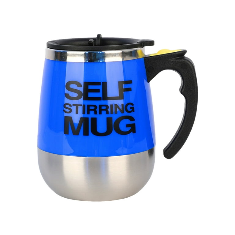 400ml Self Stirring Coffee Mug with Handle Waterproof Electric Stirring Cup  7000rpm High Speed Glass Self Mixing Mug Coffee Milk - AliExpress