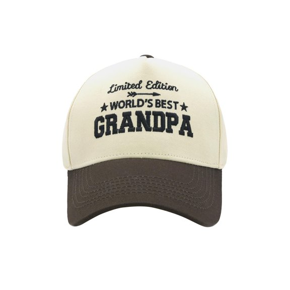 LPKRT Unisex Embroidered Baseball Cap Trendy Streetwear Sun Hat Adjustable Fashionable Dad Hat Beige