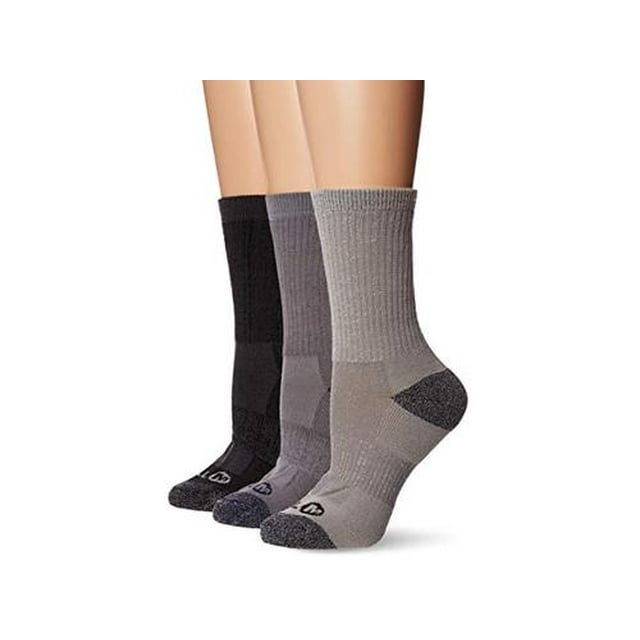 Merrell Chaussettes de Randonnée Performance Rembourrées pour Femmes, Lot de 3