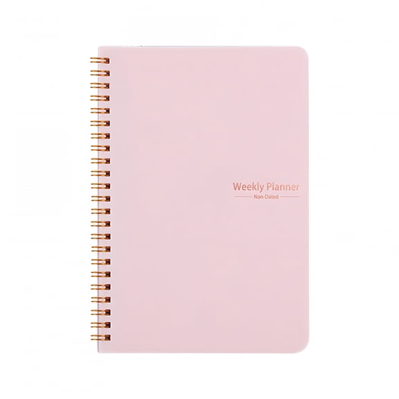 CCOCC Weekly Planner with Habit Tracker Undated 52 Weeks To Do List Notebook Teacher Academic Weekly Planner Notebook for Weekly Goals Work Planner,5.8" x 8" - Pink Reusable Planner