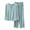 Light Blue, variant on Women's Summer Lightweight Solid Color Modal Cotton Polyester Long Sleeve Long Pants Pajama Set Elastic Waist Drawstring Breathable Comfortable Loungewear