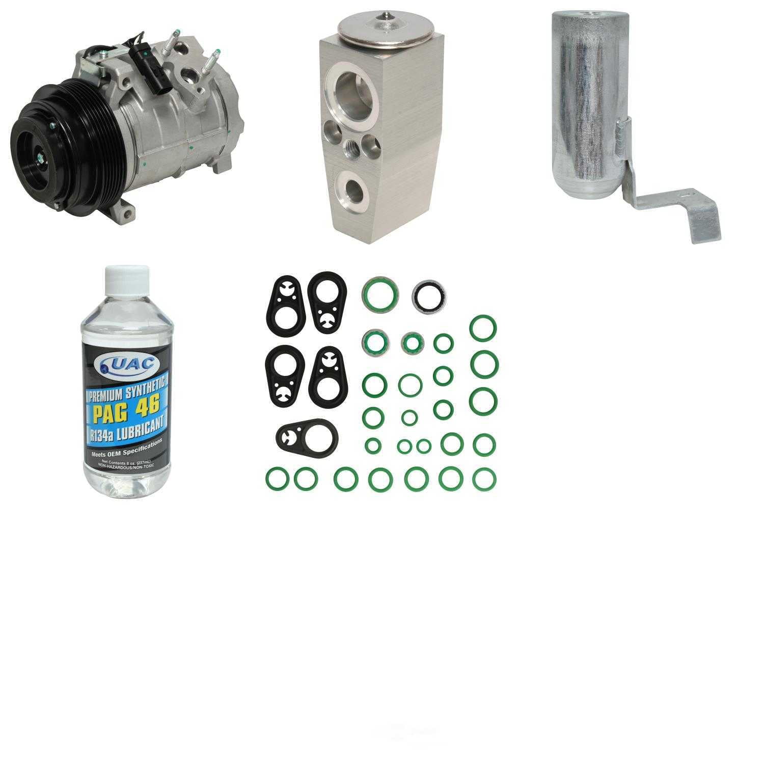 A/C Compressor and Component Kit -- Compressor Replacement Kit Fits select: 2008-2009 CHRYSLER TOWN & COUNTRY LIMITED, 2010 DODGE GRAND CARAVAN HERO