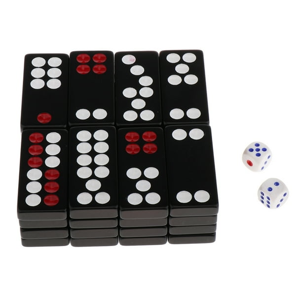 Bewildely Traditional Chinese Pai Gow Paigow Tile Game Dominoes Set for Family Play A Juguetes Educativos