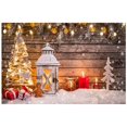 thumbnail image 2 of Christmas Mats and Rugs Flannel Fabric Non Slip Rubber Backing Absorbent Bath Rug Home Kitchen Floor Mat (40 x 120cm, G), 2 of 2