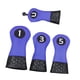 thumbnail image 4 of 4 fundas de madera para palos de golf, antiarañazos, portátiles, de cuero sintético. Azul, 4 of 9