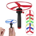 thumbnail image 1 of Outdoor Interactive Flying Saucer Toy with Pull String and 10cm Propeller for Games, 1 of 7