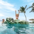 thumbnail image 4 of Realistic Sea Turtle Inflatable Ride On Pool Float with Heavy Duty Handles for Pool Rafts and Inflatable Ride Ons, 4 of 6