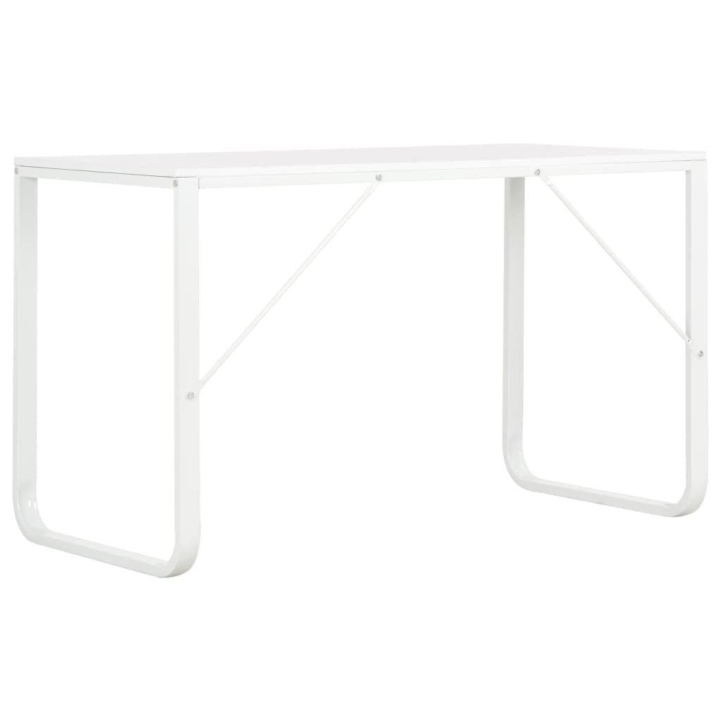 Computer Desk for Home Office, Dining Table Office Desk, White