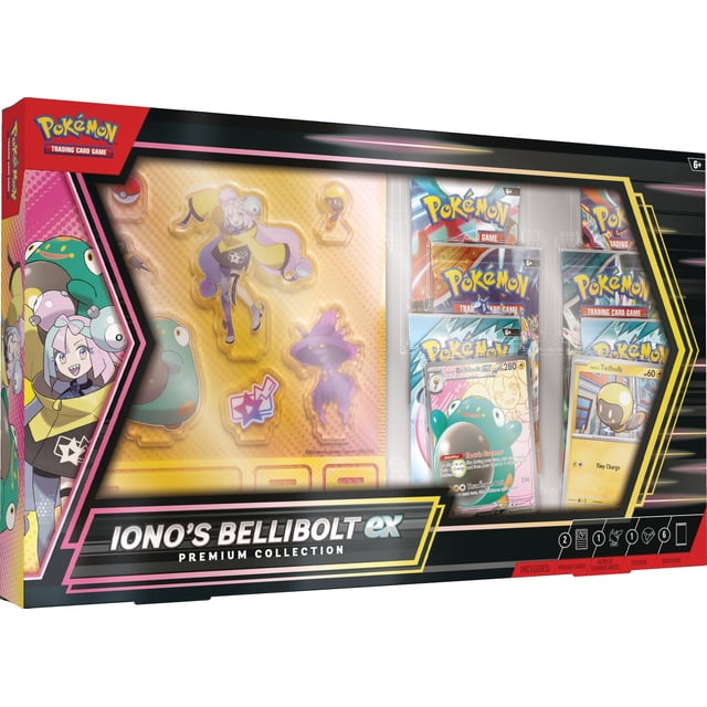 Juego de cartas coleccionables Pokémon Iono's Bellibolt ex Collection
