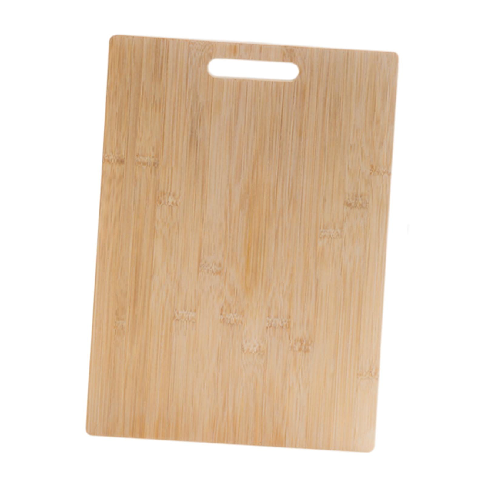 Chopping Board Cutting Board Kitchen Gadget Bamboo Serving Tray Breakfast Bread Board Pizza Board for Bread, Carving Meat, Vegetables 34cmx24cmx1.2cm