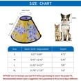 thumbnail image 3 of Flowers Soft Cat Dog Recovery Collar Adjustable Cat Cone Wound Healing Protective After Surgery for Pet Cone, 3 of 7