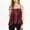 Red, variant on Inleife Womens Sling Tanks Fashion Sexy Women Solid Color Sequin Round-Neck Camisoles