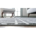 thumbnail image 5 of Rugs.com Lattice Trellis Collection Rug – 6' x 9' Gray Low-Pile Rug Perfect For Living Rooms, Large Dining Rooms, Open Floorplans, 5 of 9