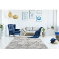 thumbnail image 6 of Ladole Rugs Boundless Ivory Grey Abstract Contemporary Durable Rustic Indoor Area Rug Carpet, 8x10 (7'10" x 10'5", 240cm x 320cm), 6 of 6