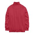 thumbnail image 4 of larppty Womens Oversized Sweatshirt Long Sleeve Henley Pullover Tops 2025 Fall Casual Button Loose Fit Fashion Outfits (Red, XS), 4 of 6