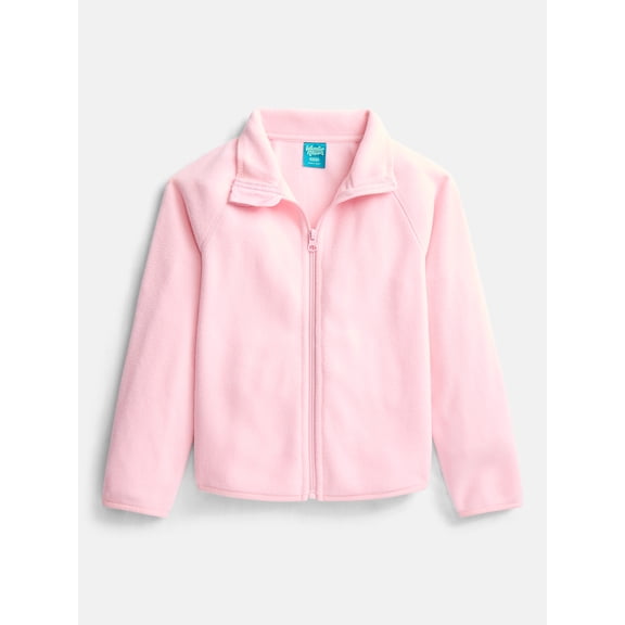 Wonder Nation Girls Microfleece Full Zip Jacket, Sizes 4-18 & Plus