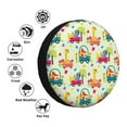 thumbnail image 4 of Easygdp Cute Animals driving a car Wheel Cover,Spare Tire Cover,4-17in Spare Tire Cover Universal Fit for Trailer, Car, Truck, SUV, Jeep-17 inch, 4 of 6
