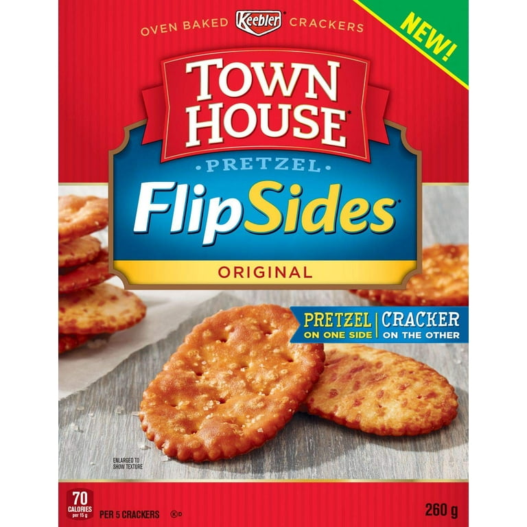 Kellogg's Town House Flipsides Original Cracker, 260g/9.2oz