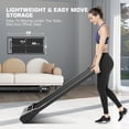 thumbnail image 6 of Walking Pad 2.5HP Brushless Motor 300lbs Weight Capacity,Portable Under Desk Treadmill with App Remote Control,Low-Noise Desk Treadmill in LED Display,Installation-Free, 6 of 8