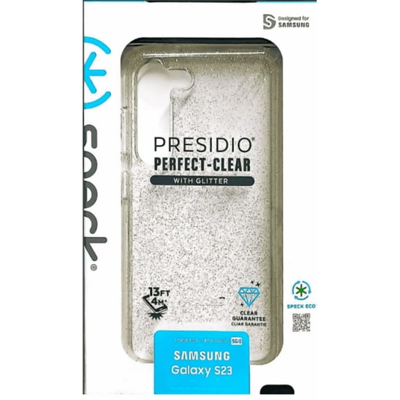 Speck Presidio Perfect-Clear Case For Samsung Galaxy S23-Clear