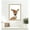Sylvie Natural, variant on Kate and Laurel Framed Canvas Wall Art Print Deer with Flowers by Madeline Jeppesen, 18 x 24 Sylvie Natural Frame, Rustic Farmhouse, Animal Art for Wall Decor