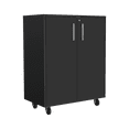 thumbnail image 6 of LiviNest Garage Storage Cabinet with Lock: Heavy Duty Double Door Tool Organizer - 4 Caster Wheels & 3 Adjustable Shelves for Professional Tools & Workshop Organization, 6 of 6