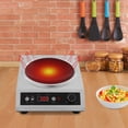 thumbnail image 2 of 1800W Induction Cooktop With Concave Surface, Stainless Steel 24 Hours Timer Induction Oven, Induction Hob Used For Home And Commercial Cooking, 2 of 6