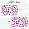 thumbnail image 3 of Placemats Set Of 4 / 6, Orchids Flowers Purple Placemats For Dining Table Indoor/Outdoors Heat Resistant Washable Placemats 18" X 12", 3 of 8