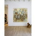 thumbnail image 6 of "Floral Frenzy Blue IV" Painting Print on Wrapped Canvas, 6 of 7