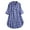 Sky Blue, variant on HIMONE Long Sleeve Tunic Top for Women Button Up Pockets T Shirt Blouse Over Size Casual Stand Collar Tunic Blouse Top Irregular Hem Clothing Top