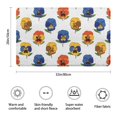 thumbnail image 3 of Pioneer Flower Floral Print Pattern Bathroom Rugs Mat, Non Slip Microfiber Bathroom Rug with Rubber Backing, Soft Mats for Bathroom Floor Tub Shower, 20"x32", 3 of 5