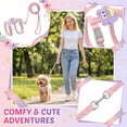 thumbnail image 2 of Dog Adjustable Harness Leash Set, H Shape Outdoor Walk Vest for Small Medium Breed, Control Handle on Back for Owner Grip, 2 of 6