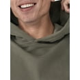 thumbnail image 4 of No Boundaries All Gender Oversized Fleece Hoodie Sweatshirt, 1 or 2-Pack, Men's, 4 of 5