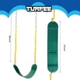 thumbnail image 3 of 2 Pack Green Swing Seats Heavy Duty with 66" Chain, Swing Set Accessories Replacement with Snap Hook multicolor, 3 of 7