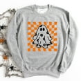 thumbnail image 3 of Checkered Flower Ghost | Sweatshirt, 3 of 4
