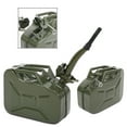 thumbnail image 3 of Ktaxon Portable Jerry Can 10L 2.64Gal Capacity, Emergency Backup Fuel Container, Army Green, US Standard, 3 of 12