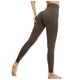 thumbnail image 1 of Pantalones de yoga sin costuras para mujer, color melocotón, de nylon y spandex, de cintura alta, para fitness, running, yoga y uso diario, 1 of 3