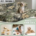 thumbnail image 6 of Xoenoiee Hunting Camo Print Armless Futon Cover Super Stretch Jacquard Futon Sofa Bed Slipcover with Non-Slip Elastic Bottom, Universal Sofa Mattress Covers Full Queen Size, 6 of 7