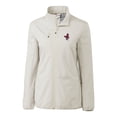 thumbnail image 2 of Women's Cutter & Buck  Gray Memphis Redbirds Clique Trail Stretch Softshell Full-Zip Jacket, 2 of 3