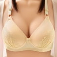 thumbnail image 3 of T-Shirt Bras for Women Full-Coverage Bra Feature V-Neck Balconette Bra Style W-1313 Beige 42, 3 of 4