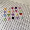 thumbnail image 2 of 200pcs MOC 39739 Tile Round 1x1 Heart Building Blocks Sets Love Peach Compatible with Educational Creative Kids Children Toys, 2 of 7