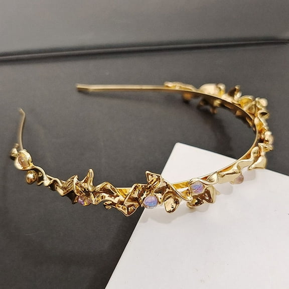 TINKSKY Bridal Hair Piece Thin Hair Accessory with Zinc Alloy for Women Wedding 1 Pair