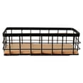 thumbnail image 2 of Home Office Portable Mesh Grid Wire Storage Basket Storage Basket Simple Design Modern Style Organizer Fruit Snacks Toilet Paper Wire Baskets Black, 2 of 9