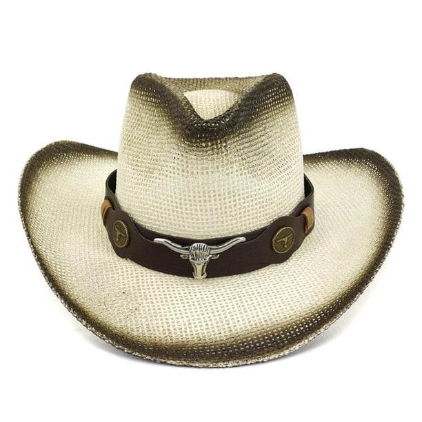 Sombrero para el sol Qarigey ligero y plegable color Blanco crema