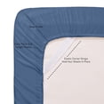 thumbnail image 2 of Sábana bajera ajustable Sweet Home Collection King Denim Blue, 2 of 5