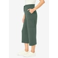 thumbnail image 3 of Woman Within Plus Size Knit Cargo Capri, 3 of 5