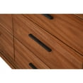 thumbnail image 3 of Dresser with 6 Drawers and Wooden Frame Brown, 3 of 6