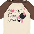 thumbnail image 4 of Inktastic I Love My Great Aunt Girls Long Sleeve Baby Bodysuit, 4 of 5
