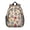 Skull and Flower, variant on Skull and Hand Gothic Pattern Backpack for School, Cute School Bag with Adjustable Shoulder Straps and Padded Back, 15"x11.42"x5.5"