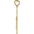 thumbnail image 2 of 14K Yellow & Rhodium With Iona Crucifix Cross Pendant (28 X 14) Made In Mexico k5545, 2 of 5